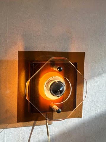 Herda - Tafellamp - Kunststof, Staal - Space Age