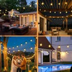G40 LED Lichtslinger 30m – Warm Wit, IP65 Waterdicht, Huis en Inrichting, Lampen | Hanglampen, Verzenden, Nieuw