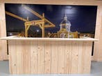 Steigerhouten Bar op Maat | Goedkoopste van Nederland, Ophalen of Verzenden, Nieuw, Inclusief barstoelen