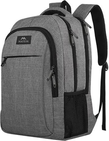 MATEIN Laptoprugzak 32L - Grijs | Tweedekansje | OP=OP, Ophalen of Verzenden, 16 inch, Nieuw, Rugzak