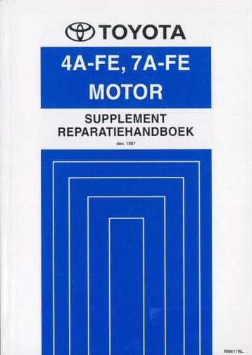 1998 Toyota Avensis motor 4A-FE, 7A-FE reparatiehandboek, Verzenden