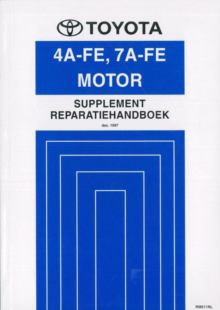 1998 Toyota Avensis motor 4A-FE, 7A-FE reparatiehandboek, Auto diversen, Handleidingen en Instructieboekjes, Verzenden