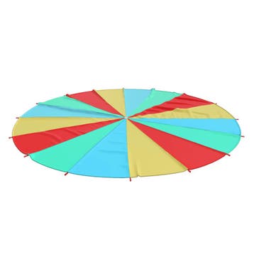 vidaXL Speelparachute voor kinderen Ø6 m stof, Verzenden, Nieuw