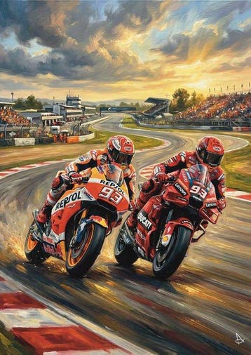 ANDSAL - Mare Marquez 93 Story Honda Ducati MotoGP Special, Nieuw