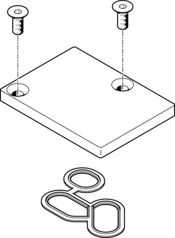 Festo Afdekplaat - 558350, Verzenden, Nieuw