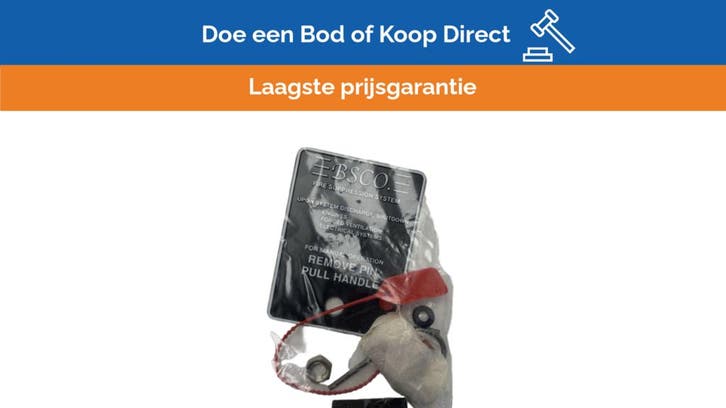 Bieden: BSCO Manual Fire Suppression System, Watersport en Boten, Overige Watersport en Boten, Nieuw, Ophalen of Verzenden