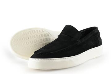 Manfield Loafers in maat 44 Zwart, Kleding | Heren, Schoenen, Loafers, Manfield, Verzenden, Zwart