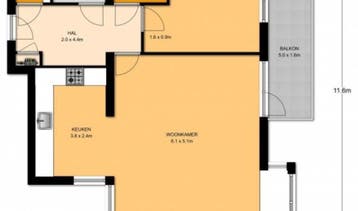Te Huur 2 Kamer Appartement Bever In Amersfoort, Direct bij eigenaar, Amersfoort, Utrecht, Appartement