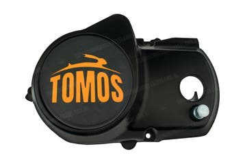 Tomos Afdekplaat met logo diverse kleuren kickstartdeksel..., Ophalen of Verzenden, Nieuw, A.J. Bromfiets Parts B.V.