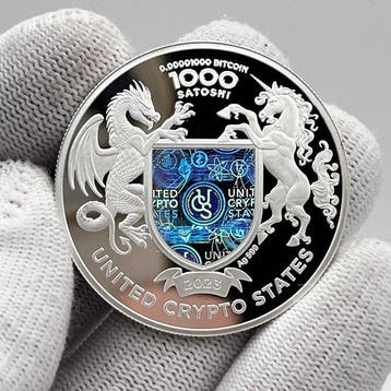 United Crypto States. 2023 – Liberty Eagle – 1 oz Silver