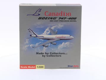 Schaal 1:500 Schuco/Star Jets SJCDN002 Canadian Airlines..., Ophalen of Verzenden, Gebruikt