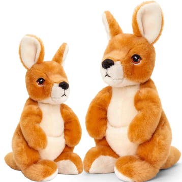 Kangoeroe familie knuffel - pluche - 20 en 27 cm, Verzenden, Nieuw