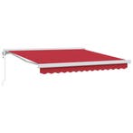 vidaXL Markies Rood 350 x 250 x 165 cm Polyester en, Tuin en Terras, Zonneschermen, Verzenden, Nieuw