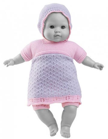 Poppenkleding jurkje met muts voor 36 cm pop Paola Reina, Ophalen of Verzenden, Nieuw