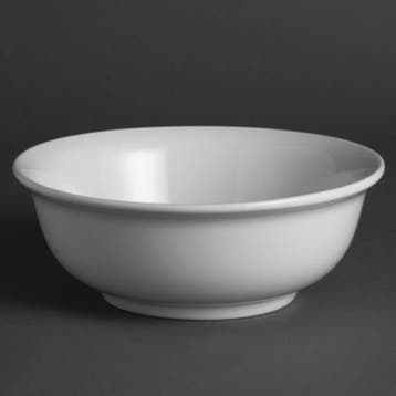 porselein witte luxe saladeschaal | stuks 6, Verzenden