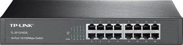 TP-Link TL-SF1016DS - Netwerk Switch - Unmanaged, Computers en Software, Netwerk switches, Verzenden, Nieuw