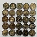 Europa. 2 Euro Various Years (25 munten) (Zonder, Postzegels en Munten
