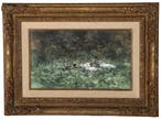 Willem Maris (1844-1910), Eenden in het hoge gras