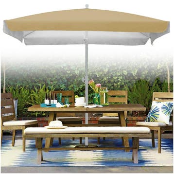 Parasol Vierkant UV-Bestendig | Laatste Stuk!, Tuin en Terras, Parasols, Verstelbaar, Ophalen of Verzenden, Zo goed als nieuw
