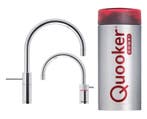 €1375 QUOOKER COMBI NORDIC ROUND TWINTAP CHROOM - 22NRCHRTT, Huis en Inrichting, Ophalen of Verzenden, Nieuw