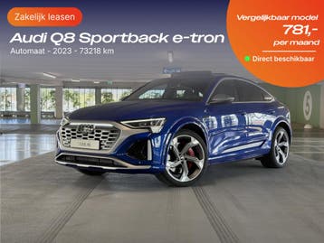 Audi Q8 Sportback e-tron | Zakelijk Leasen vanaf 579,- p/mnd, Nieuw, Financial lease, Lease