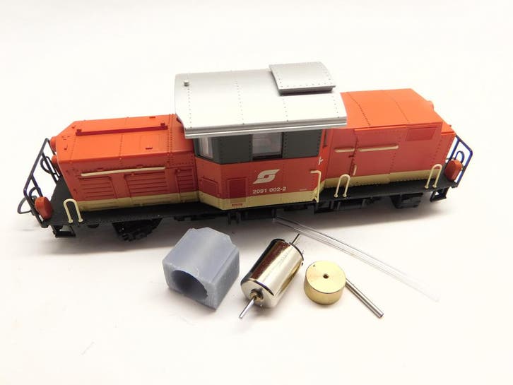 micromotor HSL003C ombouwset Liliput H0e, Hobby en Vrije tijd, Modeltreinen | H0, Gelijkstroom, Overige typen, Nieuw, Overige merken