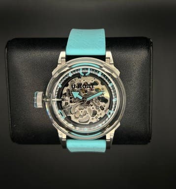 U-Boat - Automatic Mens Turquoise - Zonder minimumprijs -, Sieraden, Tassen en Uiterlijk, Nieuw