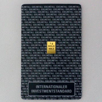 1 gram - Goud .999 - Valcambi - Verzegeld (Zonder