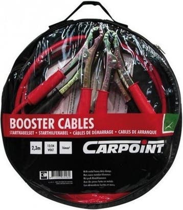 Carpoint Startkabelset 35mm² – 3,5 Meter – 12/24V – TÜV/GS –, Ophalen of Verzenden, Zo goed als nieuw