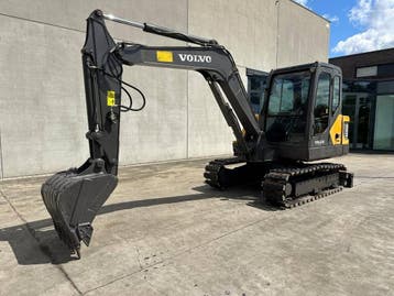 Veiling: Midigraafmachine Volvo EC55D Diesel 2012, Ophalen, Graafmachine