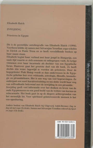 Inwijding 9789020246360 E. Haich, Verzenden, Gelezen, E. Haich