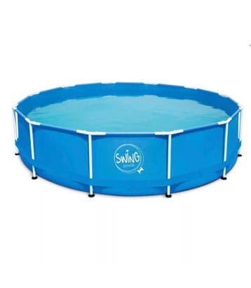 Zwembad, Swing Pool, 3,05x3,05, blauw, Nieuw