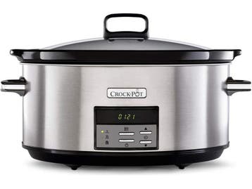 CrockPot - Digitale Slowcooker - 7,5L - Vaatwasserbestendig, Verzenden, Zo goed als nieuw