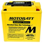 Motobatt Agm Accu Mb16U 12V 20Ah 160X90X161/161, Verzenden, Nieuw