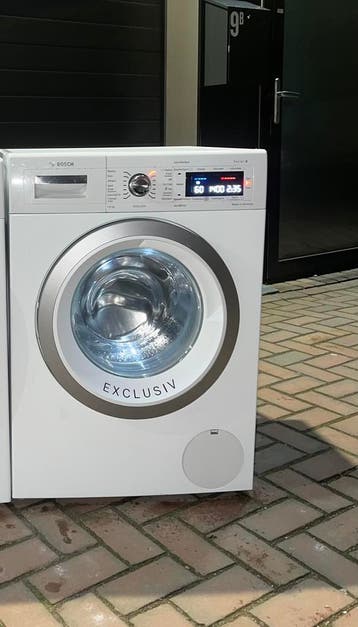 TOPDEAL! BOSCH SERIE8 9KG WASMACHINE 1600 TOEREN! A+++, Witgoed en Apparatuur, Energieklasse A of zuiniger, 1200 tot 1600 toeren