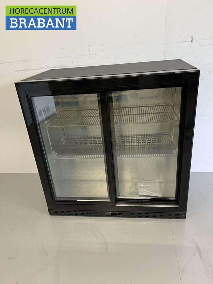 Backbar Barkoeling Glazen schuifdeuren 218 liter 90 cm 230V, Zakelijke goederen, Horeca | Keukenapparatuur, Nieuw in verpakking