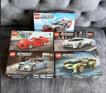 Lego Set - Speed Champions - Lot of 5 Factory Sealed |, Nieuw