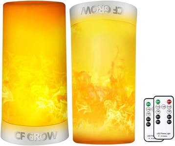 LED Vlamlamp 2st | USB Oplaadbaar | Retourdeal 45% Korting, Ophalen of Verzenden, Zo goed als nieuw, Kunststof, Kaars