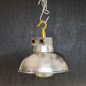 Plafondlamp - Metaal, Emaille, Antiek en Kunst