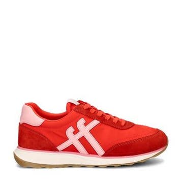 Fitflop Retro-Q lage sneakers voor dames in het Rood, Verzenden, Nieuw, Sneakers of Gympen, Fitflop