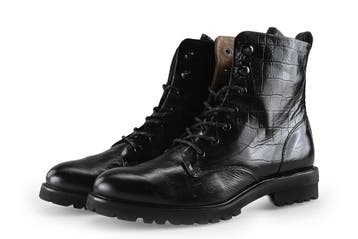 Manfield Veterboots in maat 44 Zwart, Kleding | Heren, Schoenen, Manfield, Verzenden, Zwart, Boots