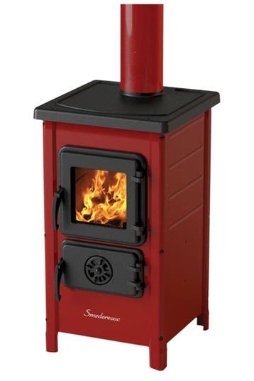 MBS Happy Houtkachel Rood 4-6 kW, Ophalen, Nieuw