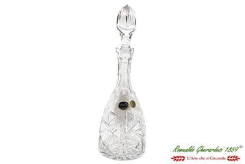 Boemia cristallo molato Bottiglia 1960 Grande misura, Antiek en Kunst