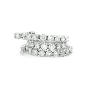 Zonder minimumprijs - Armband - 14 karaat Witgoud - 5.32ct., Nieuw