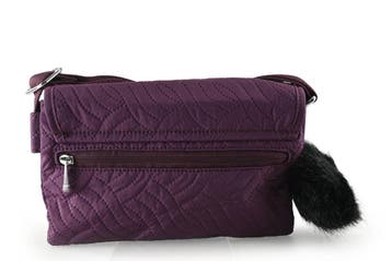 Kipling Schoudertas Paars, Verzenden, Zo goed als nieuw, Paars