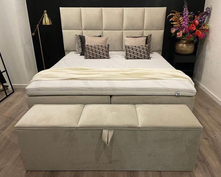Boxspring Novara - 140 x 200, Huis en Inrichting, Slaapkamer | Boxsprings