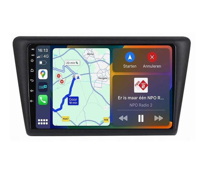 Seat Toledo Navigatie Radio met Apple Carplay Android Auto, Auto diversen, Autoradio's, Nieuw, Ophalen of Verzenden