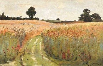 Fernand Quignon (1854-1941) - Paseando por los campos de