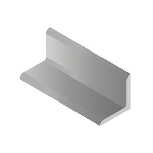 Hoekstaal gelijkzijdig 90 x 90 x 9 mm gestraald en gemenied, Doe-het-zelf en Verbouw, Metalen, Ophalen, Nieuw
