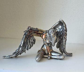 Exclusief S.Buru - sculptuur, Super STATUE-signed-***Fallen